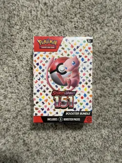 Pokemon Scarlet Violet 151 Booster Bundle 6-Pack, Factory-Sealed - Image 1