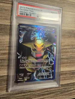2013 Pokemon PSA 7 Giratina Promo team plasma BW74 - Image 2