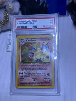 CHARIZARD 1999 POKEMON GAME #4 PSA 7 - Image 5