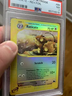 2003 Pokemon - Raticate Reverse Holo E Series Skyridge 89/144 - PSA 7 Near Mint! - Image 2