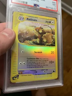2003 Pokemon - Raticate Reverse Holo E Series Skyridge 89/144 - PSA 7 Near Mint! - Image 4