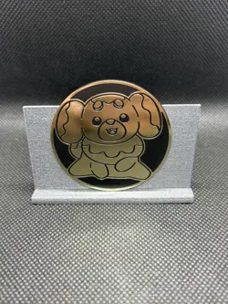 Pokemon Fidough Large Gold Coin Pokemon TCG - Image 1