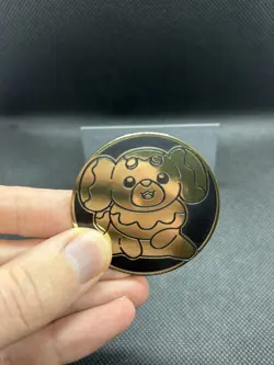 Pokemon Fidough Large Gold Coin Pokemon TCG - Image 3