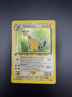 Ampharos - 1/64 - Pokemon Neo Revelation 1st Edition Holo Rare WOTC HP CREASE - Image 1