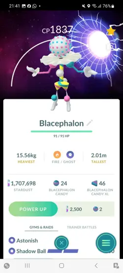 Pokemon Go Ultrabeast Blacephalon Wormhole Background (Normal) - Image 1