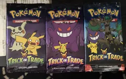 Trick or Trade 2022-2024 Sealed Pokemon TCG Set (3 Packs) - Image 1