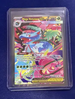 Pokemon TCG Mega Venusaur EX Special Illustration 177/132 Rare Mega Evolution!!! - Image 1