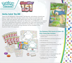 Pokemon TCG - Scarlet & Violet 151 Elite Trainer Box (ETB) - Factory Sealed - Image 2
