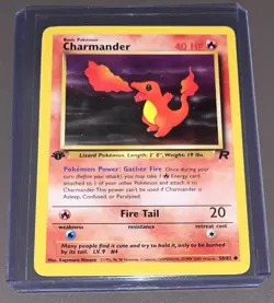 Charmander 1st Edition 50/82 - Team Rocket Pokemon - Image 1