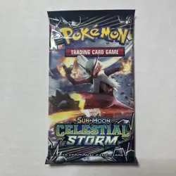 Pokemon Celestial Storm Booster Pack Factory Sealed Sun and Moon - Unweighed - Image 1