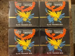 Pokemon TCG - Hidden Fates Elite Trainer Box Sealed (4x) Comes with protectors - Image 1