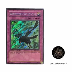 Windstorm of Etaqua SOI-ENSE3 Yugioh Limited Edition NM - Image 1