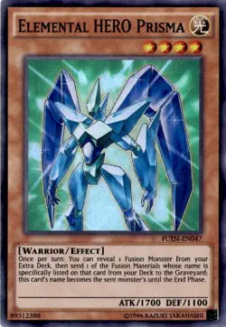 Elemental HERO Prisma Super Rare Fusion Enforcers FUEN-EN047 NM - Image 1