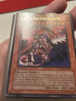 Yugioh Horus The Black Flame Dragon Lv 8 SOD 1st Edition Ultra Rare - Image 4