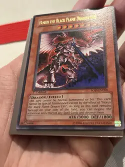 Yugioh Horus The Black Flame Dragon Lv 8 SOD 1st Edition Ultra Rare - Image 5