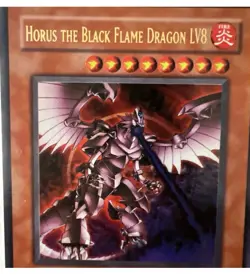 Yu-Gi-Oh! Horus The Black Flame Dragon Lv8 (SOD EN 008) Near Mint - Image 2