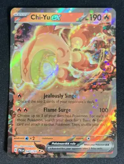 Chi-Yu ex 040/193 Paldea Evolved Double Rare Holo Pokemon TCG Card NM - Image 1