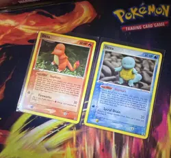 Ditto Charmander & Squirtle Ex Delta Species Non-Holo Pokemon Cards MP 🔥🔥 - Image 1