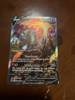 Entei V GG36/GG70 Crown Zenith: Galarian Gallery Holo, pokemon card, english - Image 2