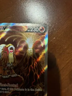 Entei V GG36/GG70 Crown Zenith: Galarian Gallery Holo, pokemon card, english - Image 3