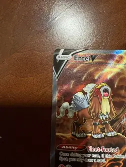 Entei V GG36/GG70 Crown Zenith: Galarian Gallery Holo, pokemon card, english - Image 4