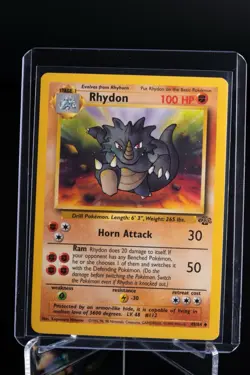 Rhydon 45/64 Jungle Pokemon Card Vintage NM - Image 1