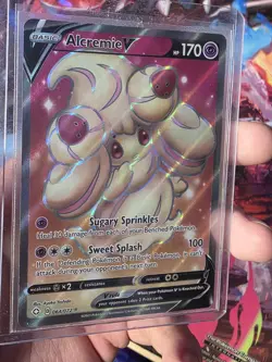 Alcremie V 064/072 Shining Fates NM Full Art Ultra Rare Pokemon Card - Image 2