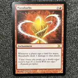 Manabarbs Magic the Gathering 10th Edition Collectible Card Game - Image 1