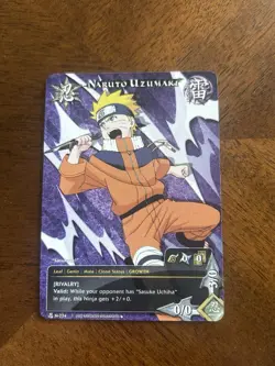 Naruto Uzumaki TCG Alternate Art Alt PROMO N-224 Rivalry CCG Card - Image 1