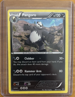Pangoro 68/111 XY - Furious Fists Cracked Ice Holo Rare Pokemon Card - Image 1