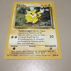 Pokemon Card Pikachu Jungle 60/64 WOTC Unlimited NM-Mint - Image 1