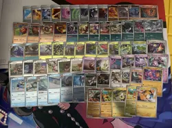 Pokemon Lot 66x Reverse Holo Cards Near Complete Phantasmal Flames Master Set - Image 1