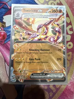 Pokemon TCG Toxtricity ex 100/182 Double Rare Holo Paradox Rift NM Card - Image 1