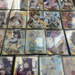 Goddess Story Doujin Foil SSR Card Lot - 19 Cards! 10M03 SSR Anime Foil Bikini - Image 1