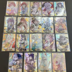 Goddess Story Doujin Foil SSR Card Lot - 19 Cards! 10M03 SSR Anime Foil Bikini - Image 2