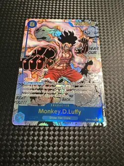 One Piece Card Monkey.D.Luffy OP11-118 Manga Alternative Art English - Image 1