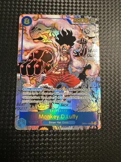 One Piece Card Monkey.D.Luffy OP11-118 Manga Alternative Art English - Image 2