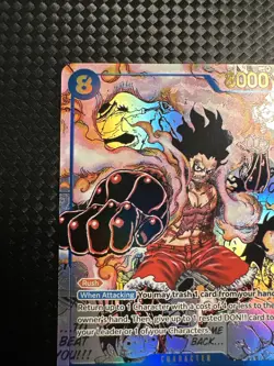 One Piece Card Monkey.D.Luffy OP11-118 Manga Alternative Art English - Image 3