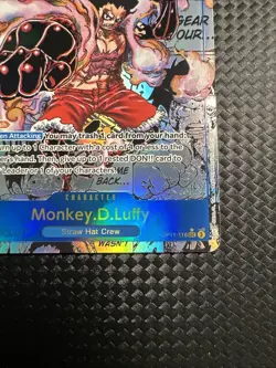 One Piece Card Monkey.D.Luffy OP11-118 Manga Alternative Art English - Image 5