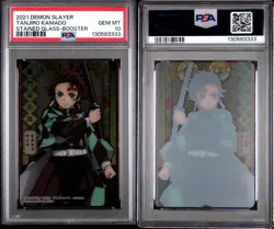 2021 CARDDASS DEMON SLAYER: KIMETSU NO YAIBA STAINED GLASS CARDS TANJIRO KAMADO - Image 1