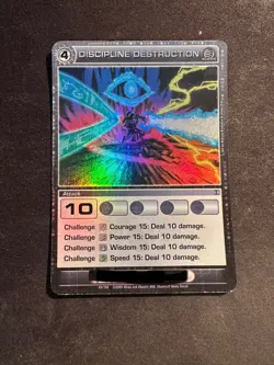 Discipline Destruction - Super Rare - Chaotic Card - Forged Unity - Image 1