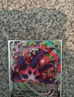 Eternatus VMAX SWSH045 Full Art Textured Holo Ultra Rare Pokemon Card - Image 2