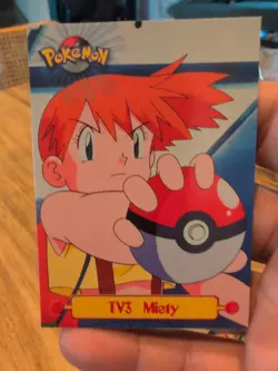TV3 Misty - TV Animation Edition - Pokemon Topps Card - Image 1