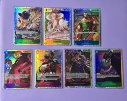 TCG One Piece English 16 Card lot: SRs, Alts, Dons, OP11, OP12, EB01, OP7 - Image 2