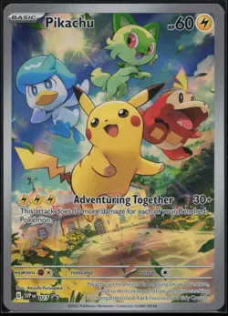 ENGLISH Pokemon - *Pikachu -* - 027 - SV: Scarlet & Violet Promo Cards - Image 1