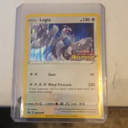 Pokemon TCG Lugia SWSH069 Prerelease Holo Promo Sword & Shield Promo Card - Image 1