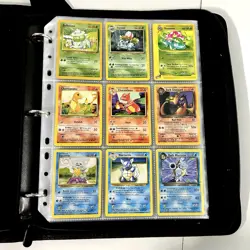 Original 151 Pokemon Cards WOTC Complete Set - Binder Page Lot Rare Card Vintage - Image 1