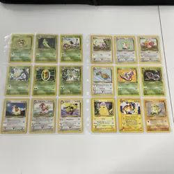 Original 151 Pokemon Cards WOTC Complete Set - Binder Page Lot Rare Card Vintage - Image 3
