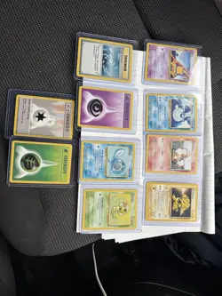 Pokemon TCG Mixied Bundle 10 Cards Original Base Set From 90's pack fresh - Image 1