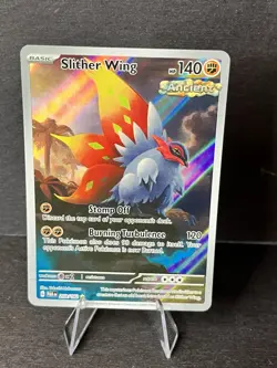 Pokemon TCG Slither Wing Illustration Rare Holo Card 203/182 Sv04: Paradox Rift - Image 2